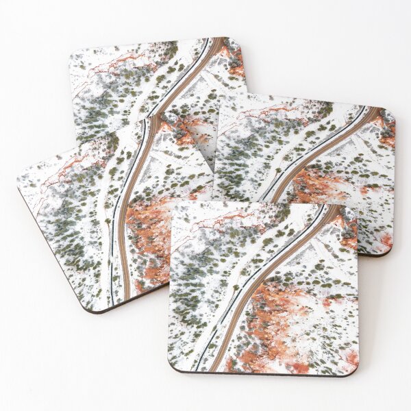 Artikelvorschau, Rich Earthy Abstract - Winter Road entworfen und verkauft von jeyel7.