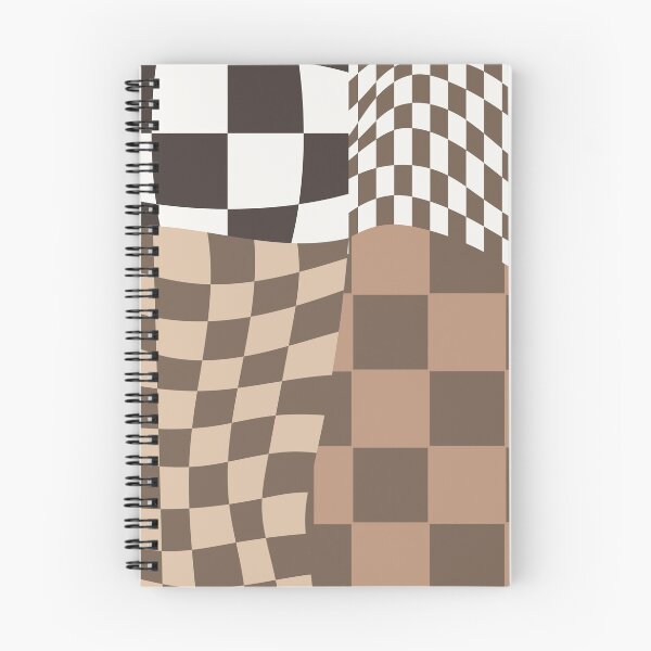 Item preview, Checkerboard Pattern, Brown, Wavy designed and sold by brookemiller801.