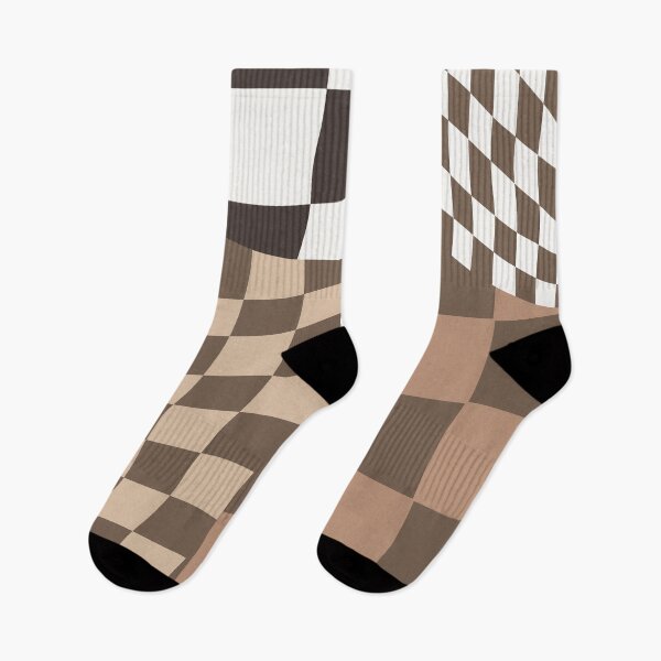 Item preview, Checkerboard Pattern, Brown, Wavy designed and sold by brookemiller801.