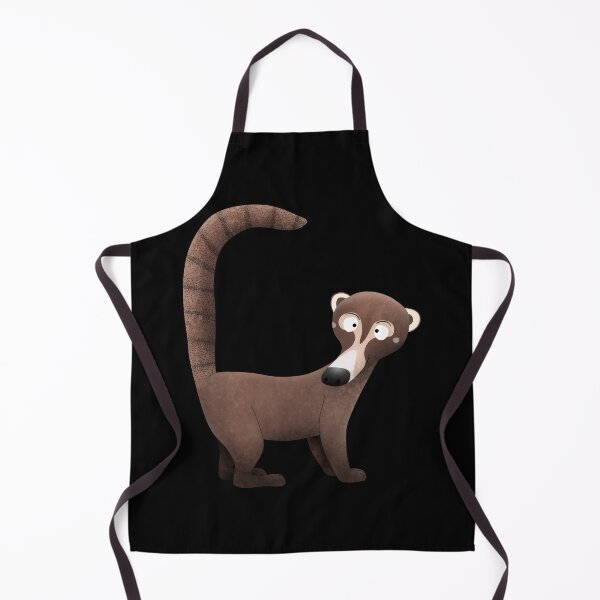 Item preview, Funny curious coatimundi cartoon illustration designed and sold by FrogFactory.