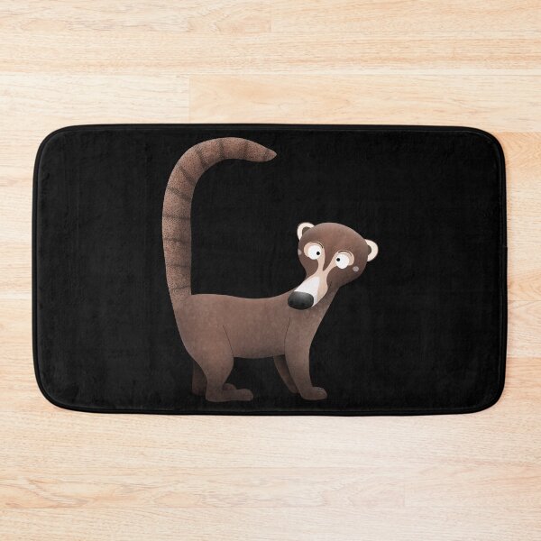 Item preview, Funny curious coatimundi cartoon illustration designed and sold by FrogFactory.