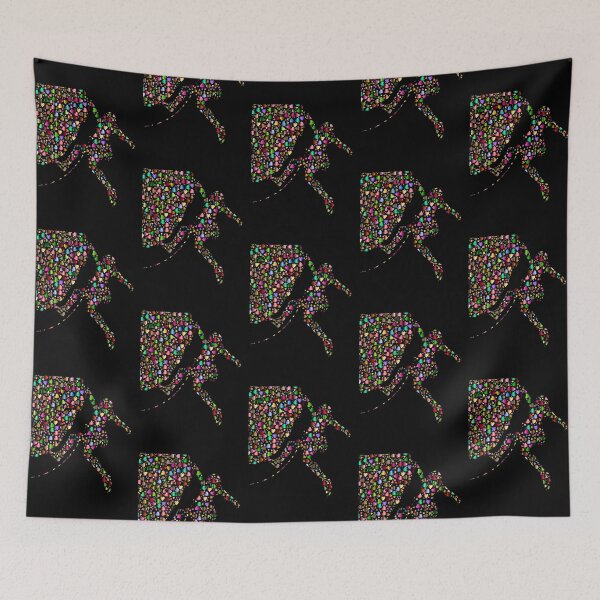 Item preview, Climbing heart pattern color designed and sold by MatildaWatson.