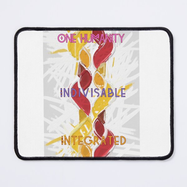 Item preview, One Humanity Indivisible Integrated White Edition  New Year resolutions to Change your Nature  designed and sold by SpArtk.