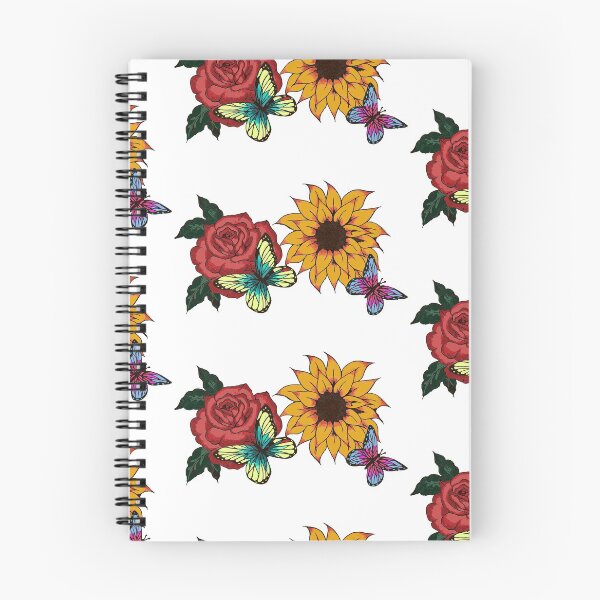 Item preview, ROSE-SUNFLOWER-BUTTERFLIES designed and sold by azizat01.