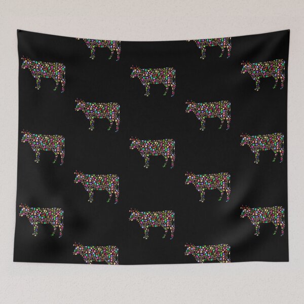 Item preview, Dairy cattle heart pattern color designed and sold by MatildaWatson.