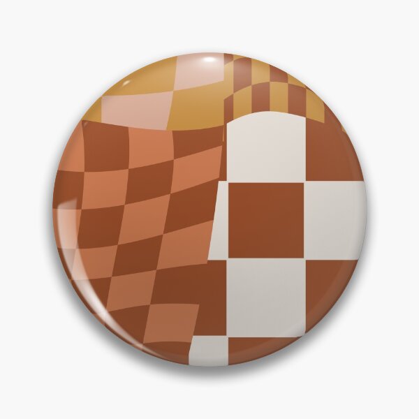 Item preview, Checkerboard Pattern, Orange, Wavy designed and sold by brookemiller801.