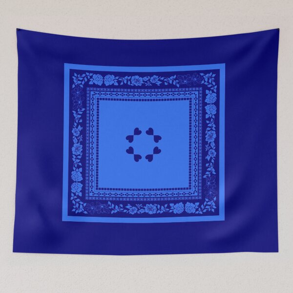 Item preview, Love garden royal blue designed and sold by SueKnox.