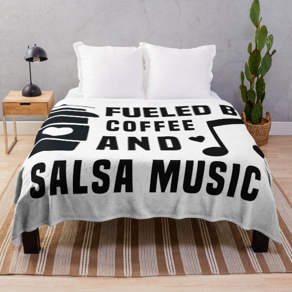 Item preview, fueled by coffee and salsa music designed and sold by ONMON.
