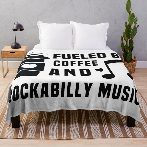 Item preview, fueled by coffee and rockabilly music designed and sold by Shorim.