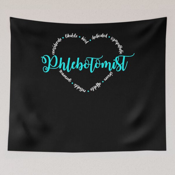 Item preview, Phlebotomist Heart Nurse Gift Idea Long Sleeve T-Shirt designed and sold by scarletsaman.
