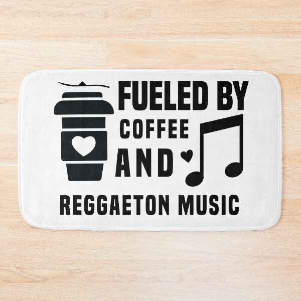 Item preview, fueled by coffee and reggaeton music designed and sold by Shorim.