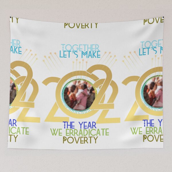Item preview, The Year we eradicate poverty  New Year resolutions to Change your Nature  designed and sold by SpArtk.