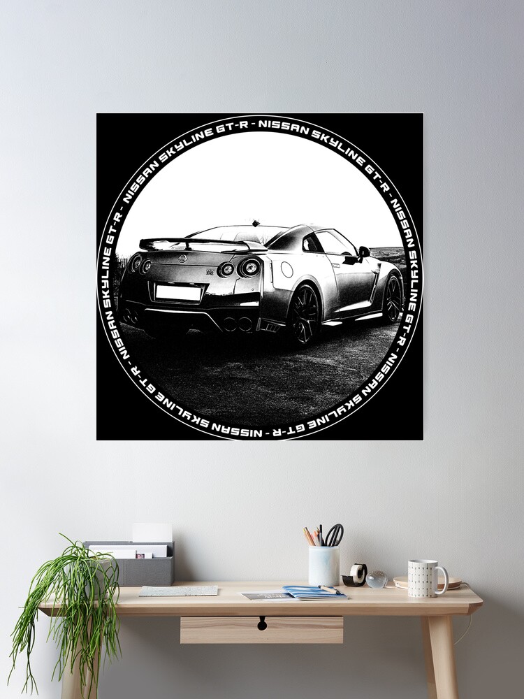 NISSAN GT-R R35 Black 'N White 4 (Black Version)