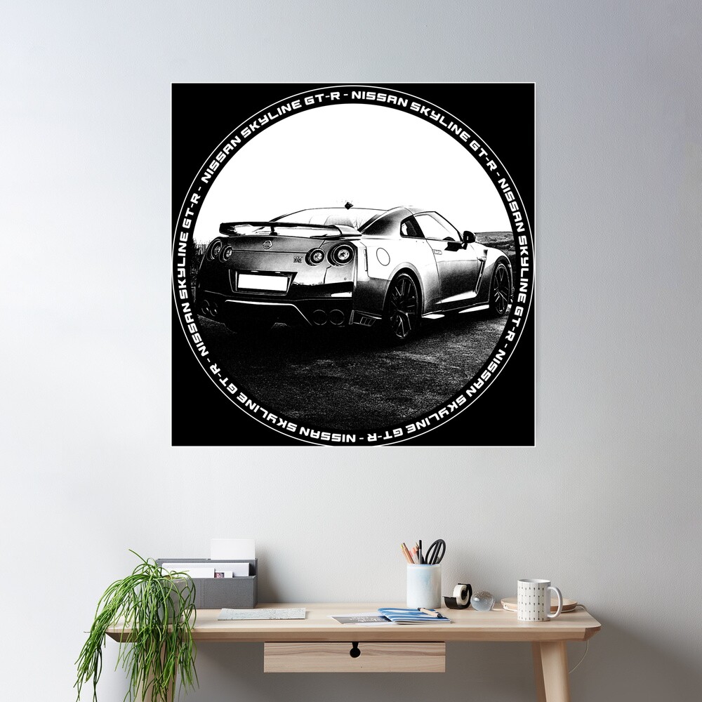 NISSAN GT-R R35 Black 'N White 4 (Black Version)