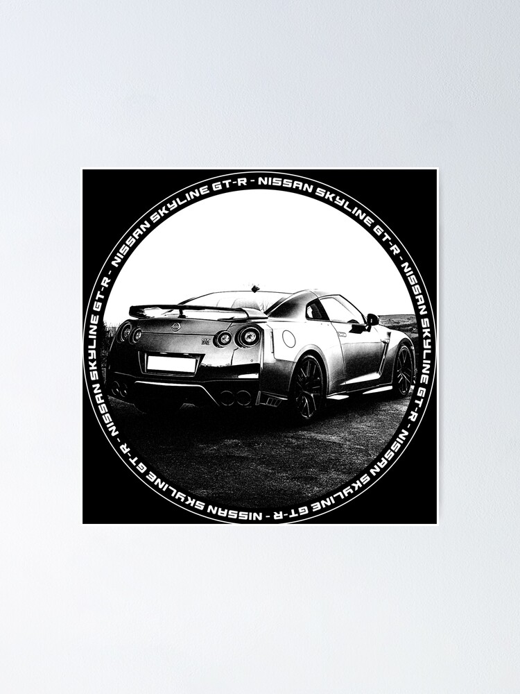 NISSAN GT-R R35 Black 'N White 4 (Black Version)