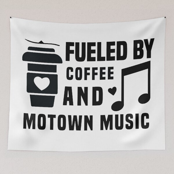 Item preview, fueled by coffee and motown music designed and sold by Shorim.