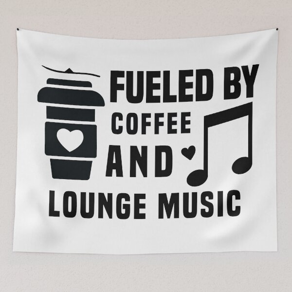 Item preview, fueled by coffee and lounge music designed and sold by Shorim.