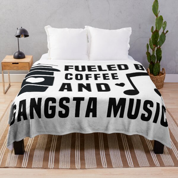 Item preview, fueled by coffee and gangsta music designed and sold by ONMON.