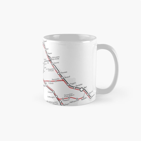 Item preview, Italy's Trenitalia High-speed Train System Map | 2021-1 designed and sold by Sergio's Maps and Graphics.