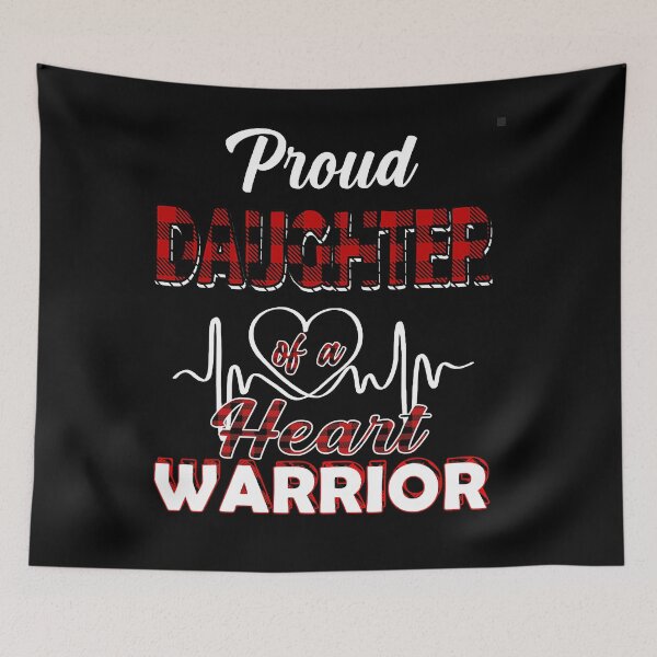 Item preview, Proud Daughter Of A Heart Warrior CHD Awareness Gifts T-Shirt designed and sold by scarletsaman.