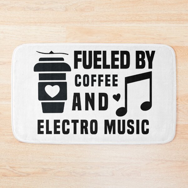 Item preview, fueled by coffee and electro music designed and sold by Shorim.