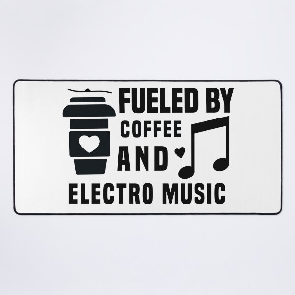 Item preview, fueled by coffee and electro music designed and sold by Shorim.