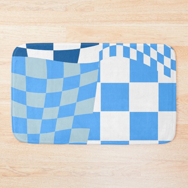 Item preview, Pattern | Checkered | Blue| Wavy designed and sold by brookemiller801.