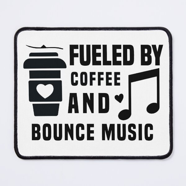 Item preview, fueled by coffee and bounce music designed and sold by Shorim.