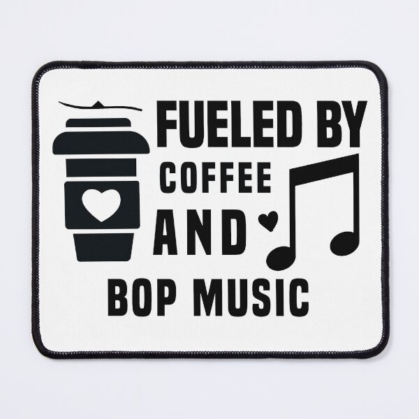 Item preview, fueled by coffee and bop music designed and sold by Shorim.