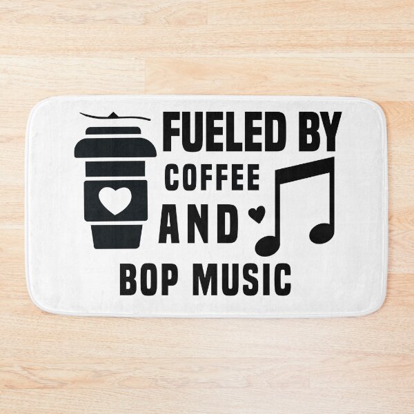 Item preview, fueled by coffee and bop music designed and sold by Shorim.
