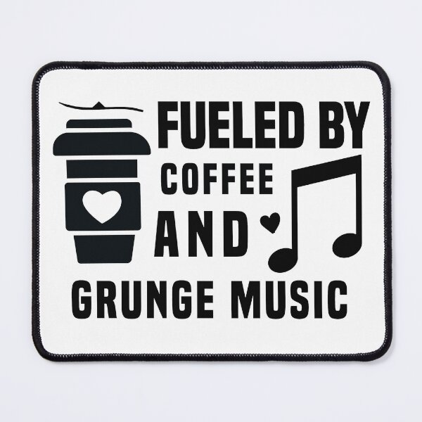 Item preview, fueled by coffee and grunge music designed and sold by Shorim.