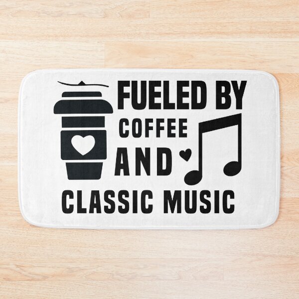 Item preview, fueled by coffee and classic music designed and sold by Shorim.