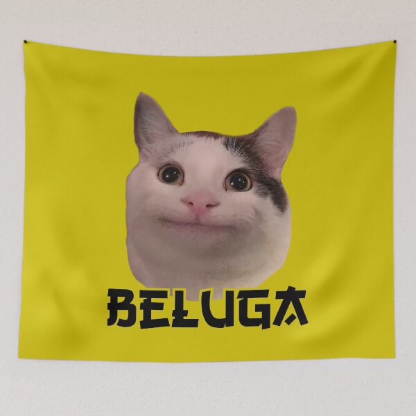 Item preview, Smiling Cat Beluga discord pfp  designed and sold by Stickiii ♡.