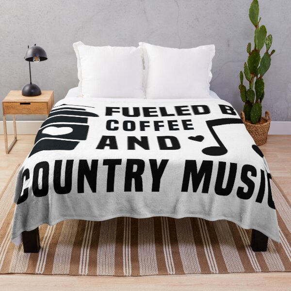 Item preview, fueled by coffee and country music designed and sold by Shorim.