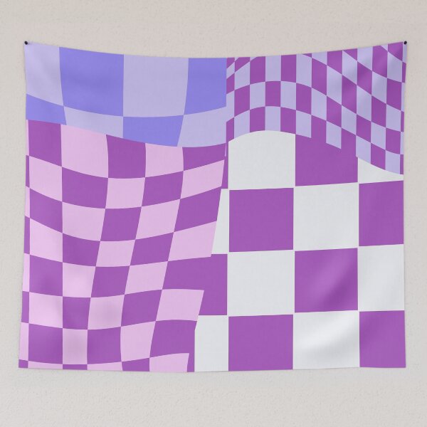 Item preview, Pattern | Checkered | Purple | Wavy designed and sold by brookemiller801.