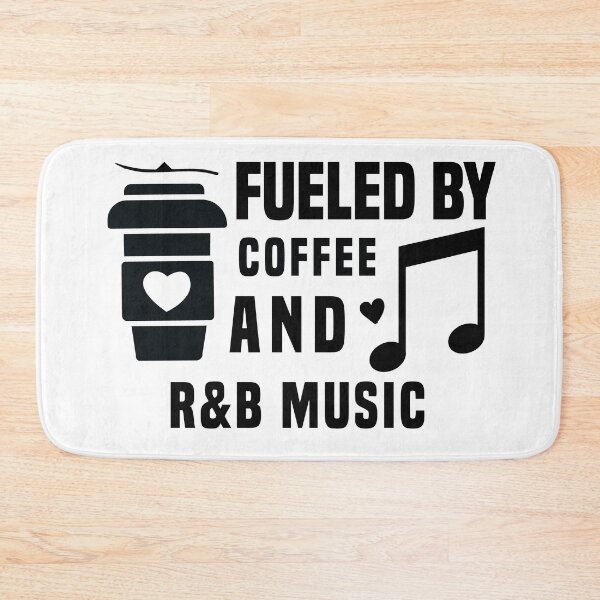 Item preview, fueled by coffee and R&B music designed and sold by Shorim.