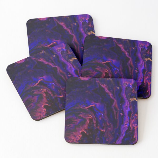Item preview, Blue Purple Pink Black Light Abstract  designed and sold by HighOrb.