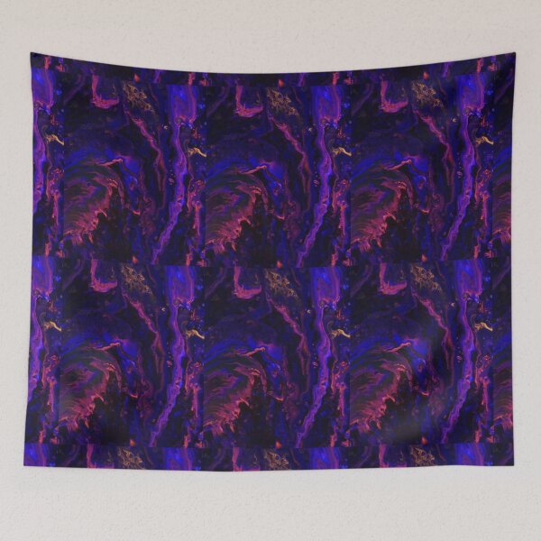 Item preview, Blue Purple Pink Black Light Abstract  designed and sold by HighOrb.