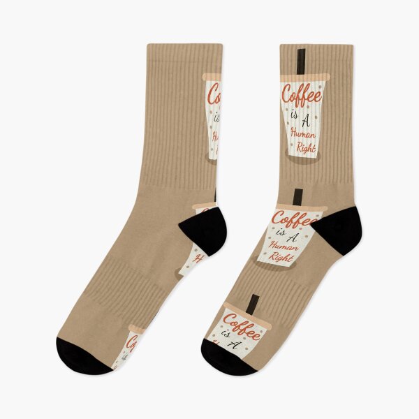 Item preview, Coffee is A Human Right Glass designed and sold by RacheDesign.