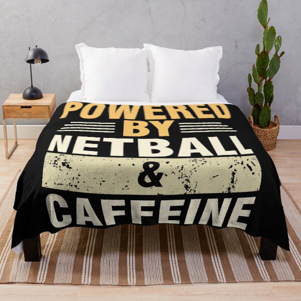 Item preview, powered by netball and caffein - best geft for birthday | coffee and netball lovers designed and sold by Desibeau.