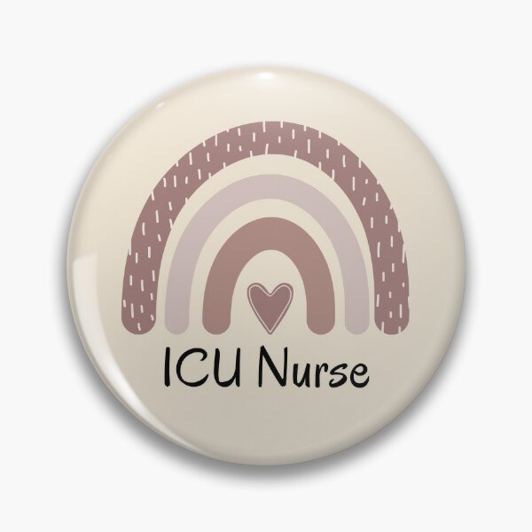 Cute ICU Nurse Rainbow with heart Pin for Sale by Sid Ahmed Tobba