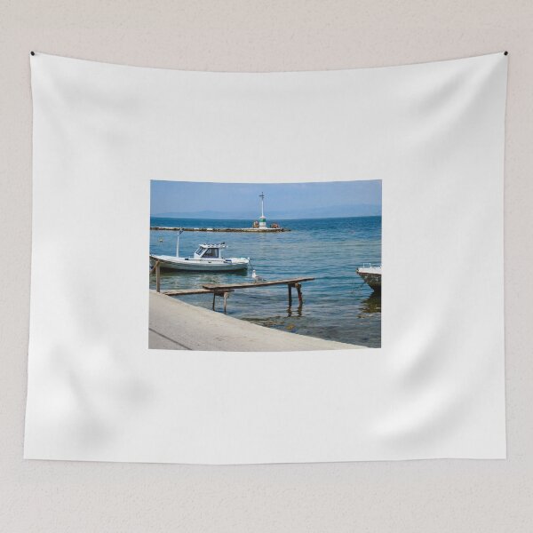 Item preview, Thassos Town Harbour. designed and sold by ronsaunders47.