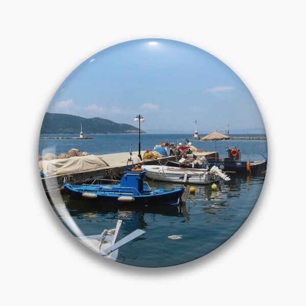 Item preview, Thassos Town harbour entrance. designed and sold by ronsaunders47.