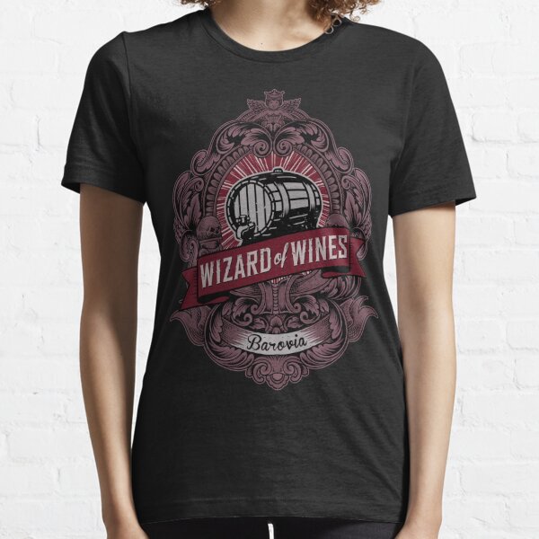 NEW! WIZARD OF WINE, BAROVIA WINEMAKER Essential T-Shirt