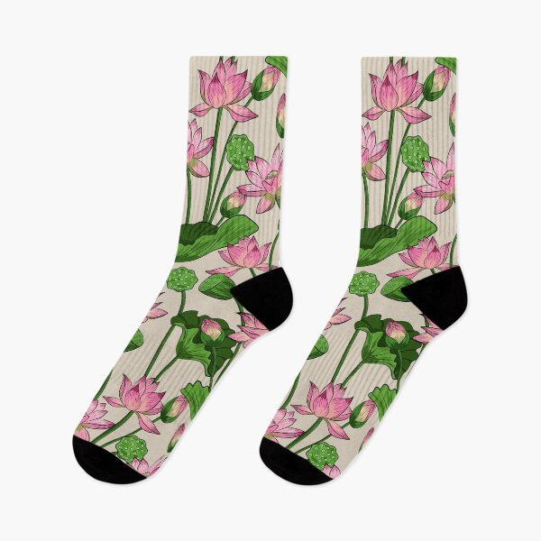 Item preview, Lotus Flowers Pattern designed and sold by Ayesha Saleem.