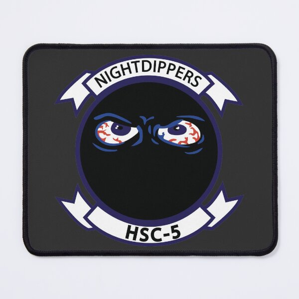 Item preview, Helicopter Sea Combat Squadron FIVE (HSC-5) "Nightdippers" - United States Navy designed and sold by wordwidesymbols.