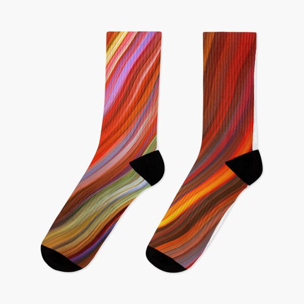 Item preview, Red diagonal fractal folds designed and sold by effervescence.