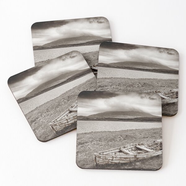 Item preview, Boat and Eaval, Loch Euphort, North Uist designed and sold by Richard Ion.
