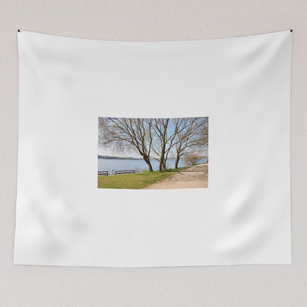 Item preview, BENCHES BY THE LAKESIDE. designed and sold by ronsaunders47.