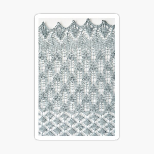 Estonian lace knitting Sticker